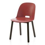 Emeco - Alfi Chair High Back Dark Ash/ Red