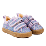 Sneaker med velcrolukning - Confetti Glitter/Lilac