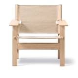 Fredericia Furniture - The Canvas Chair, Soaped oak, Natural canvas