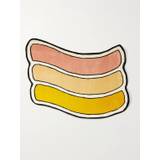 Pieces - Triple Stripe Patterned Rug, 6' x 9' - Men - Yellow