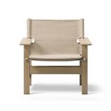 Fredericia Furniture The Canvas Chair m/Hynde - Sæbe/Natur