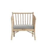 Tine K Home | Bambus loungestol med armlæn - ICA Grey