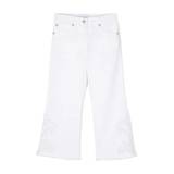 Hvide Flare Jeans med Blonde Detaljer White 140 CM,104 CM,158 CM,116 CM,152 CM,164 CM,176 CM,128 CM