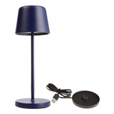 Canis Mini inden-/udendørs trådløs bordlampe H20,8 cm 2,3W LED - Mat blå