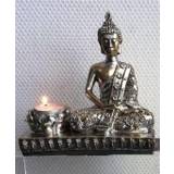 Buddha Silver Lysestage