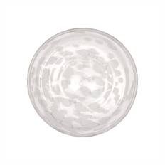 Glas desserttallerken - Jali Glass - OYOY Living Design - Ø15,6 x H2,2 cm - White - White