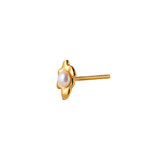 Petit Shelly Pearl Earring - Gold