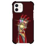 Marvel Iron Man Phone Case For iPhone And Samsung Galaxy Devices - Iron Man I Am Iron Man Hand With Infinity Stones Poster