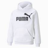 PUMA Essentials Big Logo Youth Hoodie, White