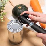 SHEIN 1pc Stainless Steel Heavy Duty Manual Can Opener With Smooth Edge And Soft Grips - Professional Handheld Can Opener With Turning Knob, Effortlessly Op