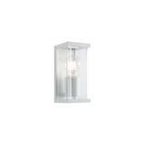 VITRA Væglampe i aluminium og glas H20 cm 1 x E27 - Mat hvid
