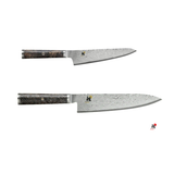 Knivsæt - 20 cm. Kokkekniv + 13 cm. universalkniv - MIYABI 5000MCD 67-serie, 67 HrC
