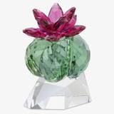 Swarovski Crystal Flowers Bordeaux Cactus Ornament 5426978