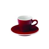 Loveramics - Tulip 80ml Espresso Kop & Underskål (6 stk) - Red