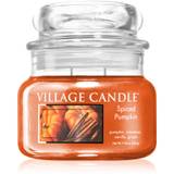 Village Candle Spiced Pumpkin duftlys (Glass Lid) 262 g