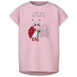 Name It Top - NmfVigea - Parfait Pink/Ladybug - Name It - 5 år (110) - T-Shirt