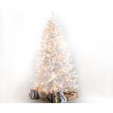 Juletræ 150 cm Oslo hvid med LED lys
