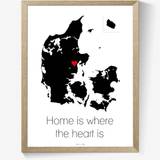 Plakat - Home is where the heart is