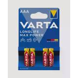 Varta Alkaline Batteri AA 1.5 V Longlife Max Power 4-pack