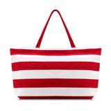 bodum Strandtaske med røde striber 68x40x15cm