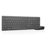 Lenovo Professional Ultraslim Wireless Combo Keyboard and Mouse (US Euro) Jernegrå, Numerisk tastatur, Mus 2xAAA batterier