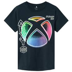 Name It T-shirt - NkmJiki Xbox - Dark Sapphire m. Print - Name It - 6 år (116) - T-Shirt
