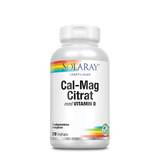 Solaray Calcium Magnesium Citrat m. D-vit. - 270 kapsler Mht 09/23