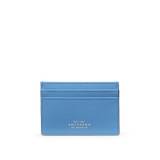 Smythson - Panama Flat Card Holder - Nile Blue