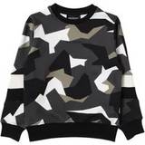 Camouflage Print Sweater til børn Brown 128 CM,152 CM