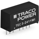 TracoPower TEC 3-1211WI DC/DC-omformer, print 12 V/DC 600 mA 3 W Antal udgange: 1 x Indhold 1 stk