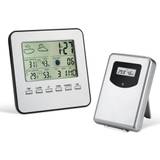 Trådløs digital vejrstation - Alarm klokke - Termometer - Fugtighed + meget mere