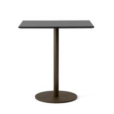 &Tradition In Between SK16 Dining Table 60x70 cm - Black Fenix Laminate/Bronzed Base