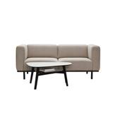 Andersen Furniture - Sofa A1 2½ Pers. Stofgruppe 2 Hvidpigmenteret Eg