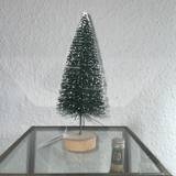 Juletræ med sne nylon H20cm Hebe-Art