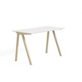 HAY CPH90 Desk 130 x 65 cm - White Laminat / Mat Lacquered Oak