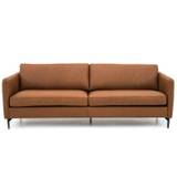 Nordic 3 pers. XL sofa - stof/læder - B 227 x D 92 x H 91 cm