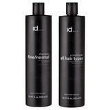 IdHAIR - Essentials Shampoo Fine/Normal 500 ml + Conditioner 500 ml - Fri fragt og klar til levering