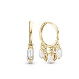 Christina Design London Jewelry & Watches - Magic Pearls øreringe Forgyldt sterlingsølv