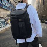 SHEIN 264Men's Backpack, Japanese Style, Large Capacity Travel Bag, Laptop Backpack, Sports & Fitness Bag, Badminton Bag, Back Compartment For Racket, Separ