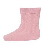 mp Denmark strømper til børn med hulmønster Sif Socks Silver Pink 4150