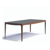 Naver Collection | GM 3700 Ro spisebord - 100 x 240 cm, 2 stk. / MDF sortmalet
