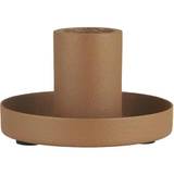 Ib Laursen Candle Holder for Dinner Candle (ca. 2 cm) Brick Colour