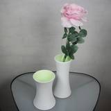Hvid Silence vase fra Eslau med invendig...