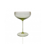 Anna von Lipa Lyon Champagneglas - Olivegreen