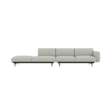 In situ sofa / 4-seater - 4-Seater - Configuration 2 / Clay 12/Black Sofaer med & uden chaiselong - Rum