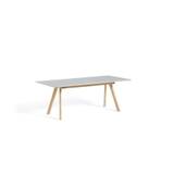 HAY CPH 30 Extendable Table 160/310x80x74 cm - Lacquered Solid Oak/Grey Linoleum