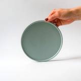 Keramik tallerken | Låg til Skål - Dia. 16 cm - indre Ceramics - Sage Green - Sage Green