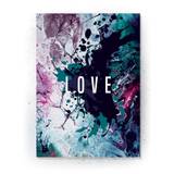 Plakat / canvas / akustik: LOVE (Colorize / Love)