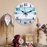 SHEIN 1PC5D Beautiful And Fashionable Round Wall Clock, Waterproof And Scratch Resistant Dial, Quartz Simulated Silent Desk Clock, Very Suitable For Home, O
