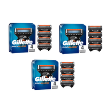 Gillette - Fusion Proglide Blades 4 Pack x 3 - Fri fragt og klar til levering